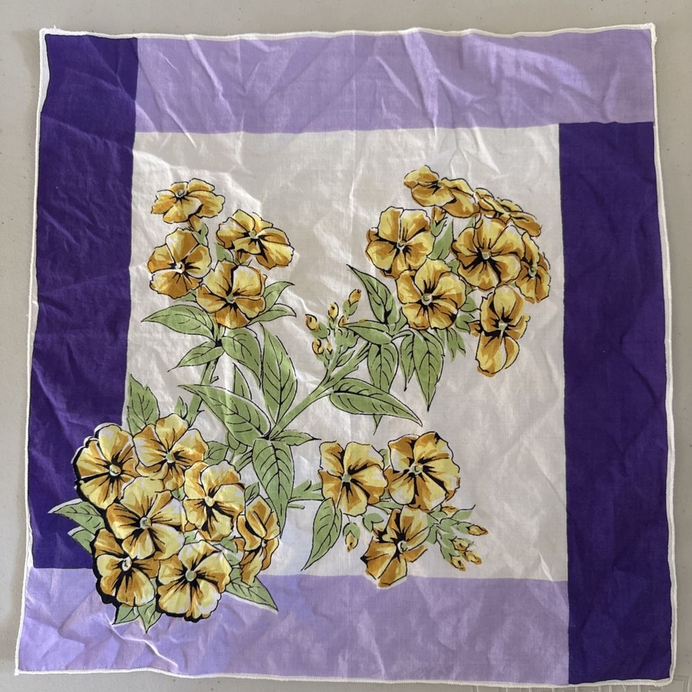Vintage Handkerchief 12" Square  #544